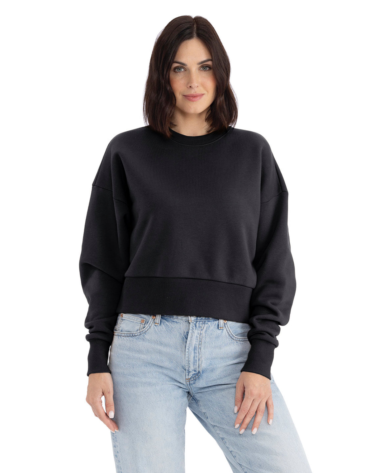 Customizable 3D Puff Embroidered Crewneck Sweatshirt