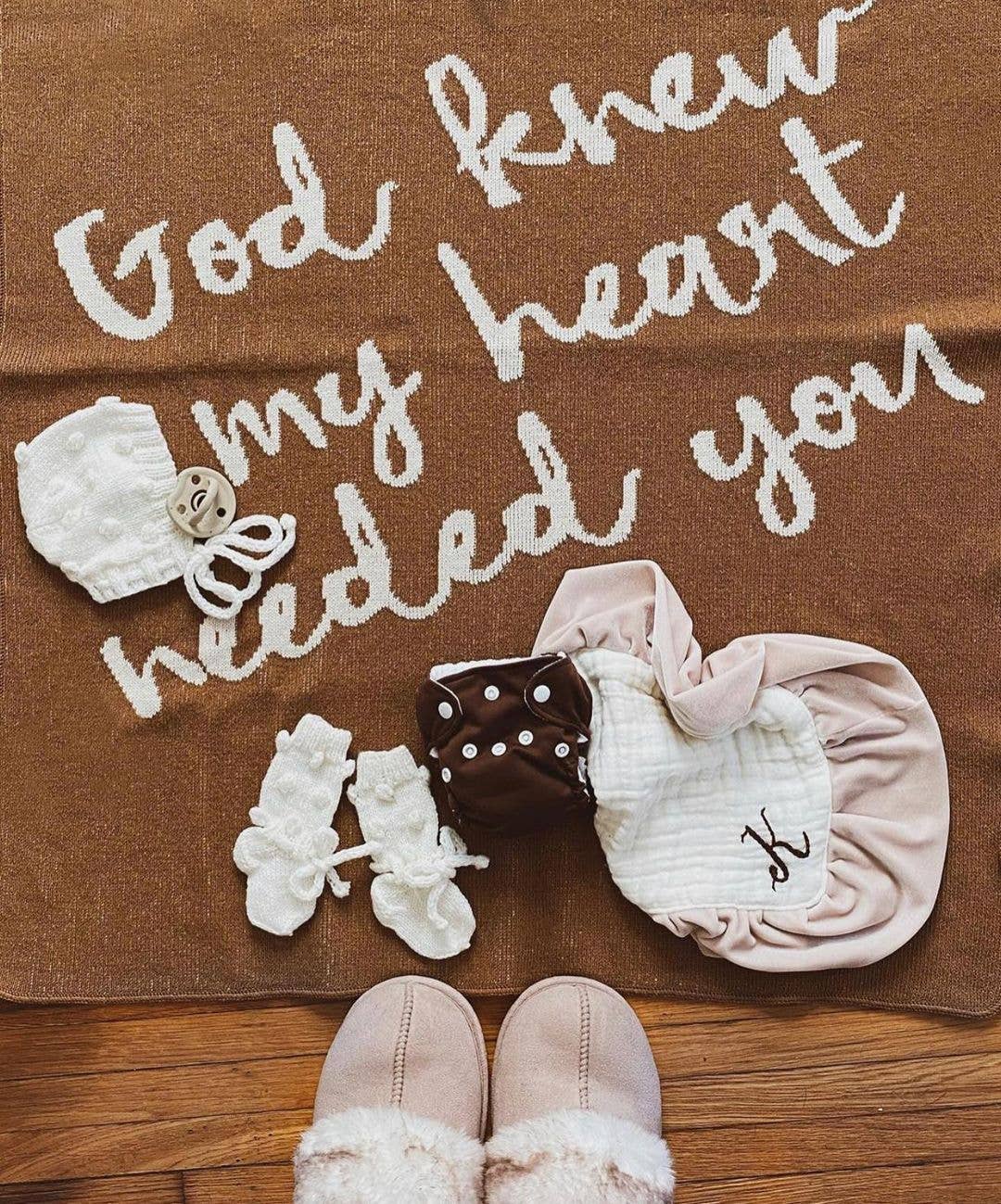 Made in the USA | God Knew My Heart Needed You Throw