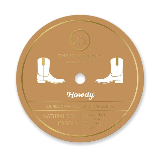 Howdy (Cowboy boot) Icon 12oz Candle