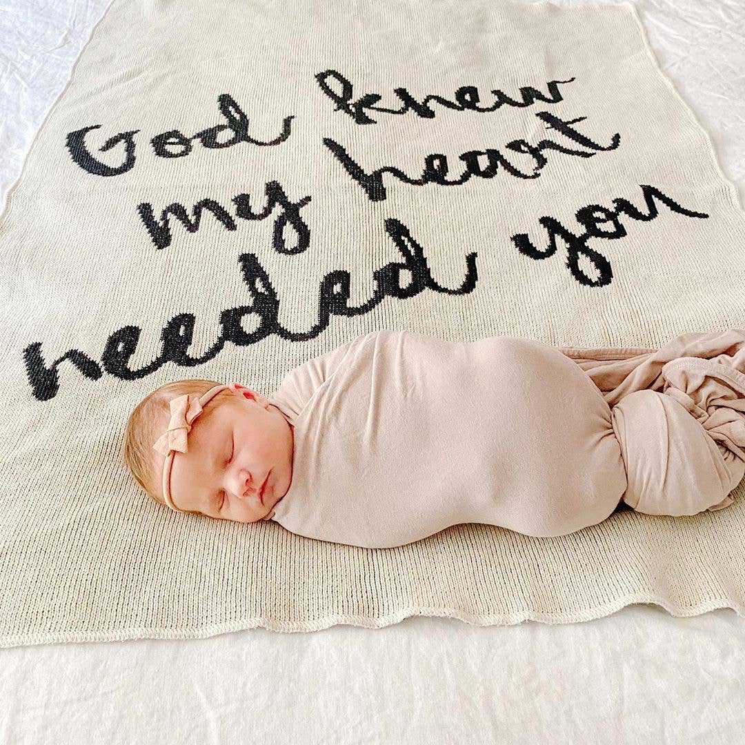 Made in the USA | God Knew My Heart Needed You Throw