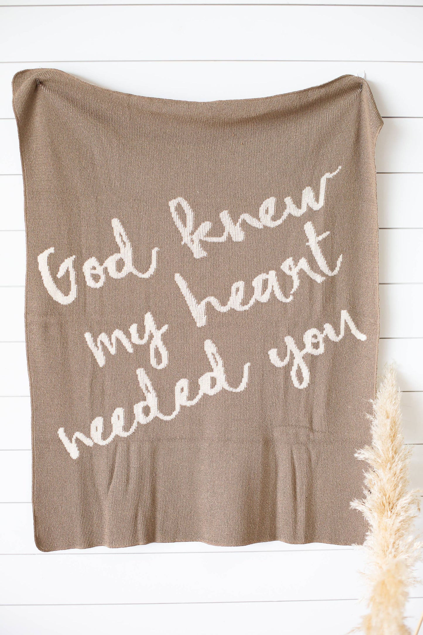 Made in the USA | God Knew My Heart Needed You Throw