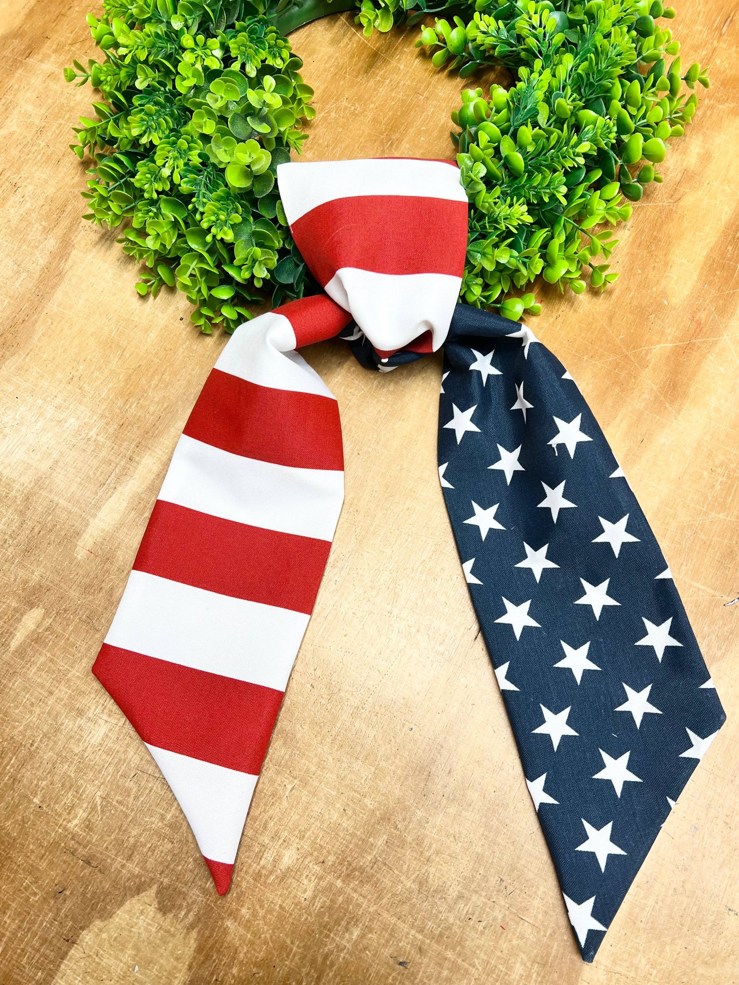 Stars and Stripes Wreath Sash