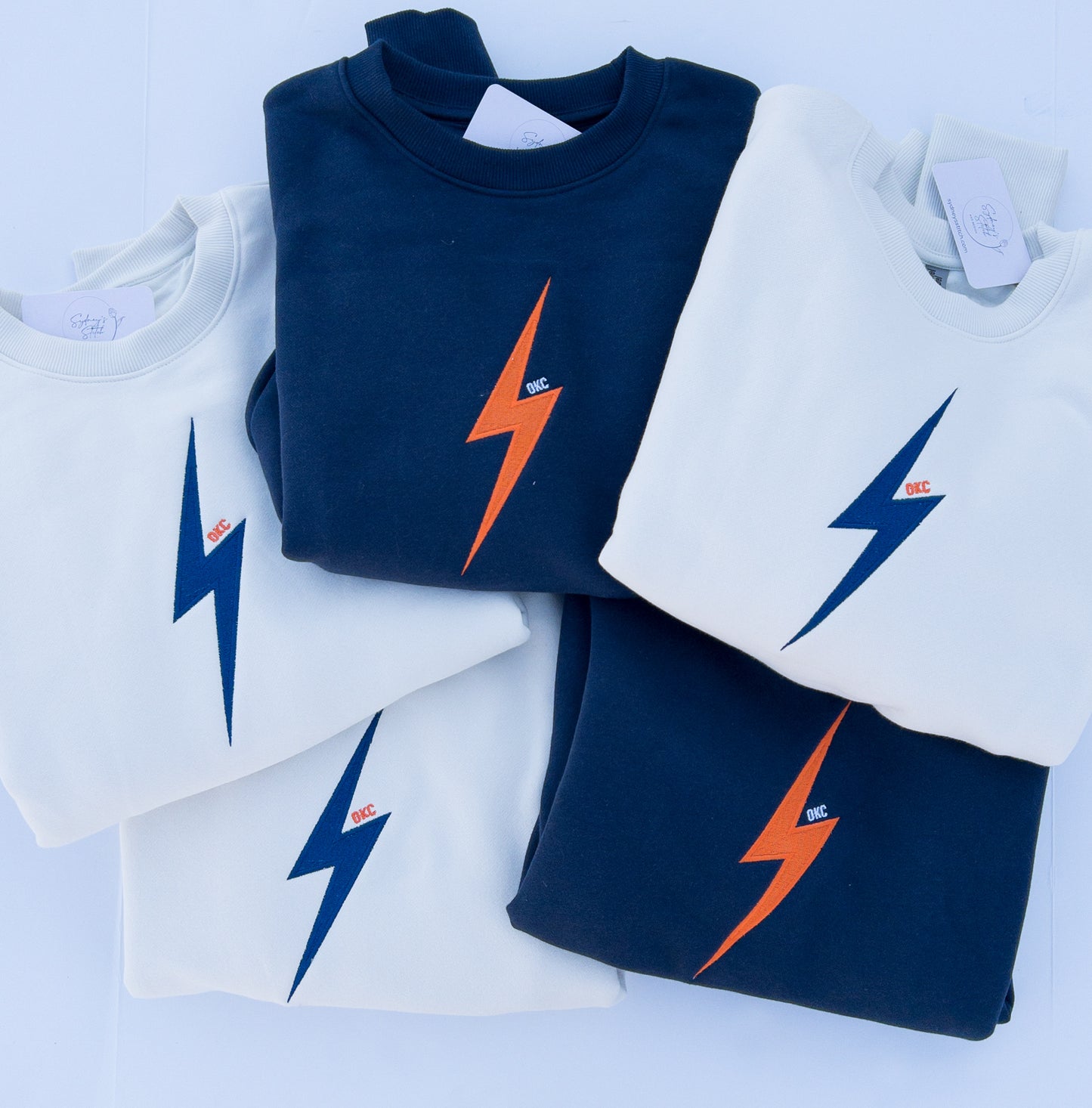 *PRE-ORDER* Thunder Bolt Crewneck Sweatshirt (women's and unisex)