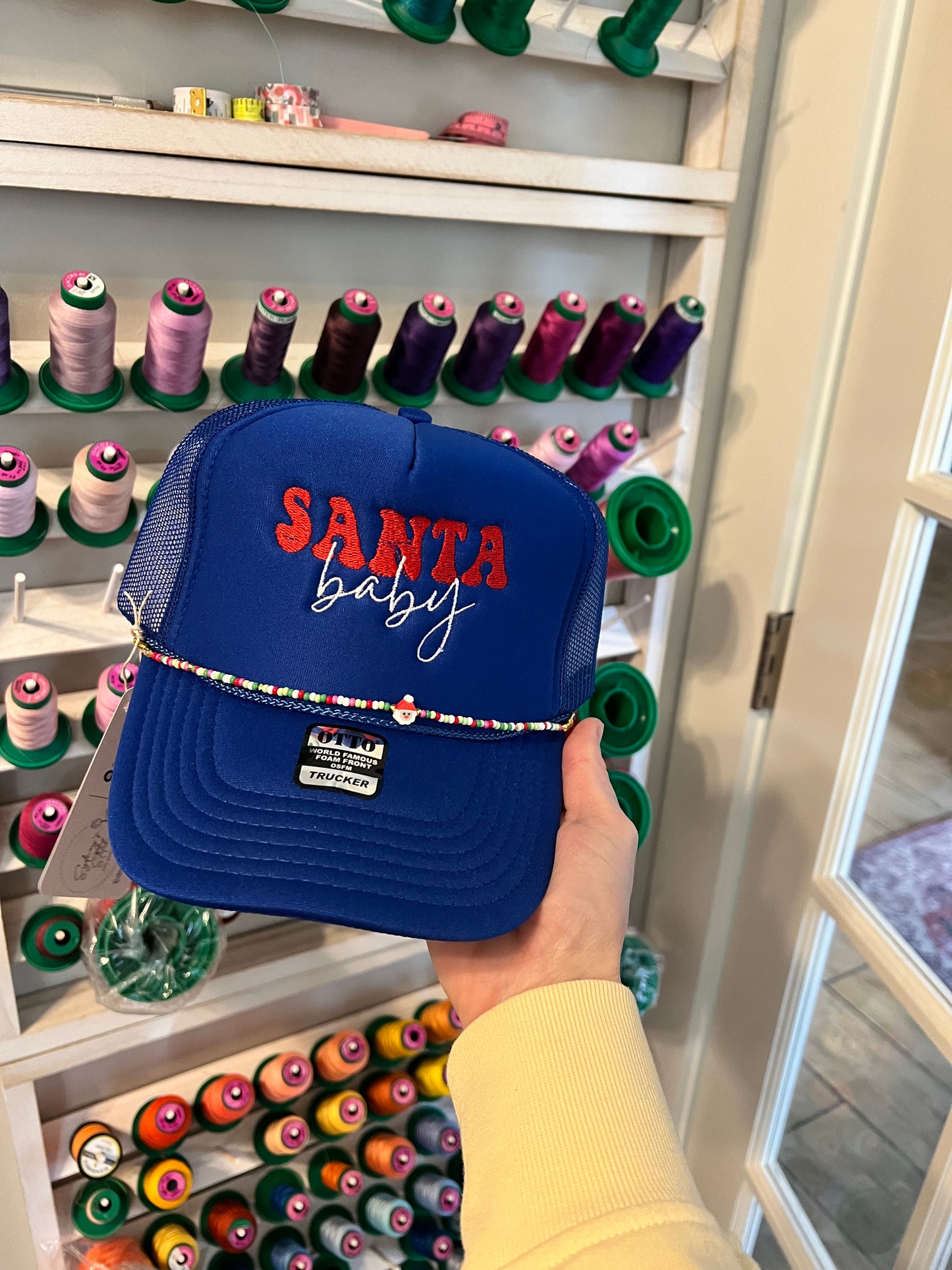 Santa Baby Hat with Chain