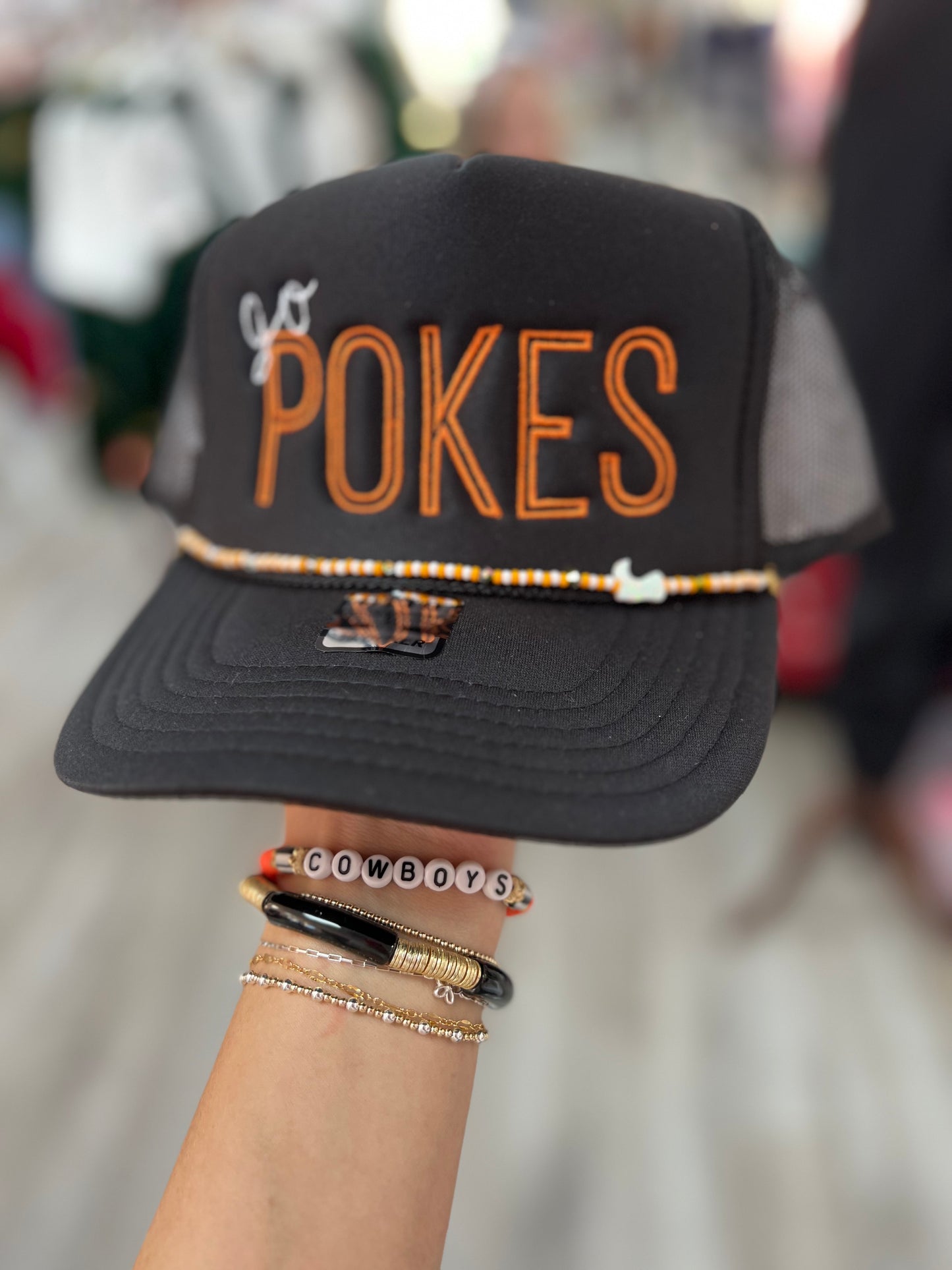 Go POKES Trucker Hat