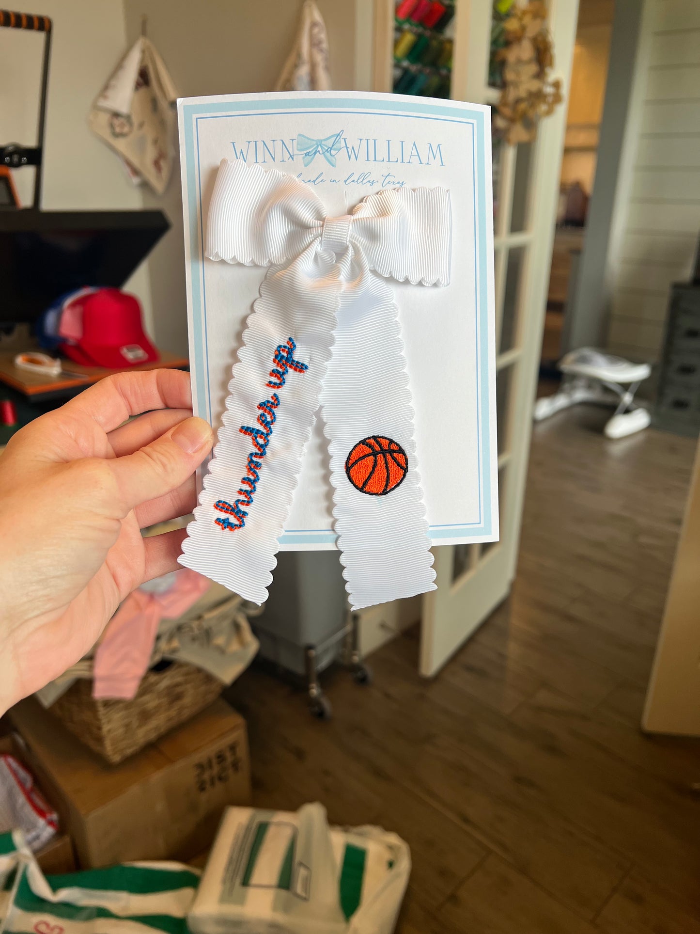 OKC Thunder Scallop Bow (2 styles)