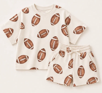 PRE-ORDER football print sets, sweatshirts, and bubbles