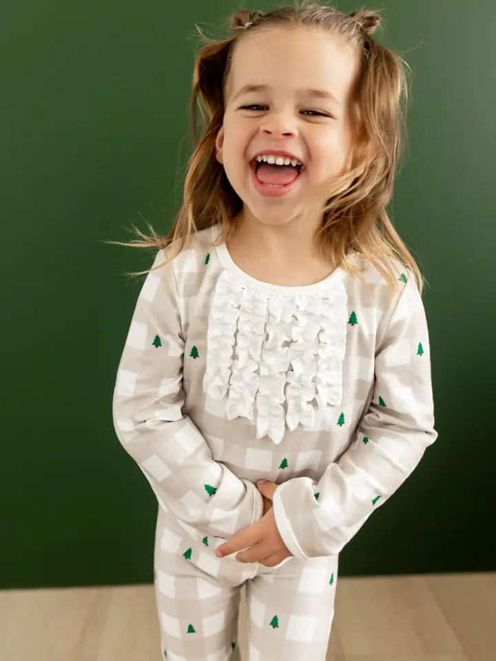 Ruffle Buttflap Pajamas