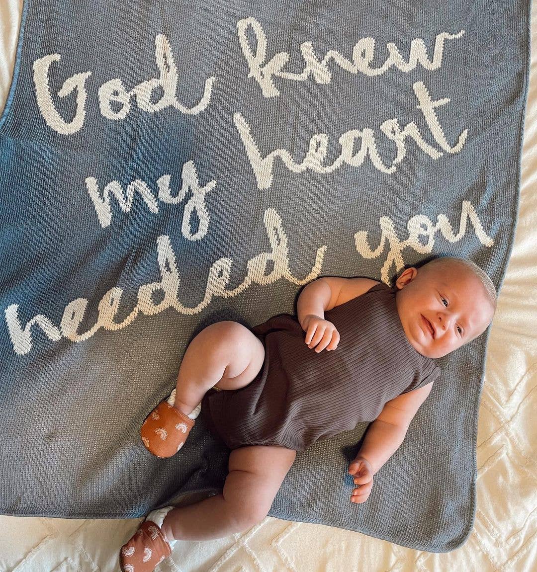 Made in the USA | God Knew My Heart Needed You Throw