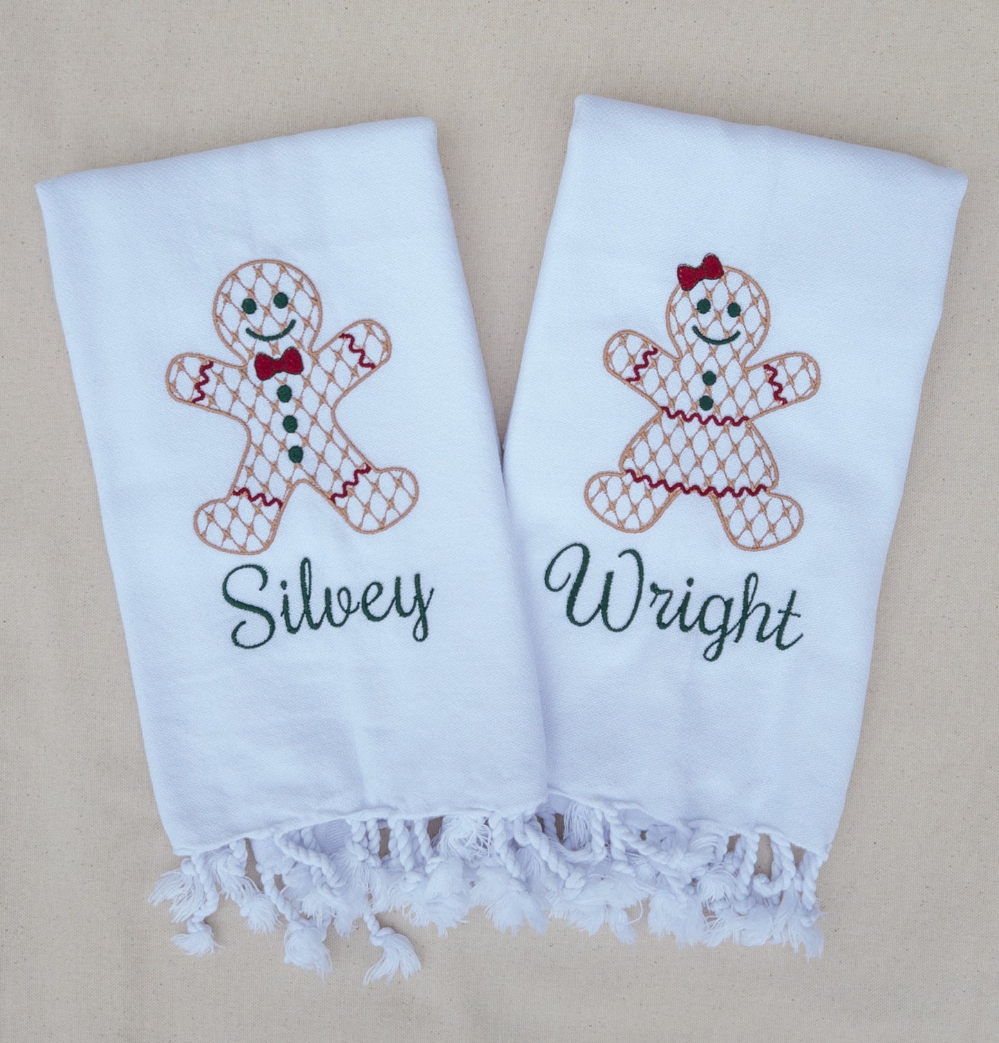 Embroidered Hand Towels