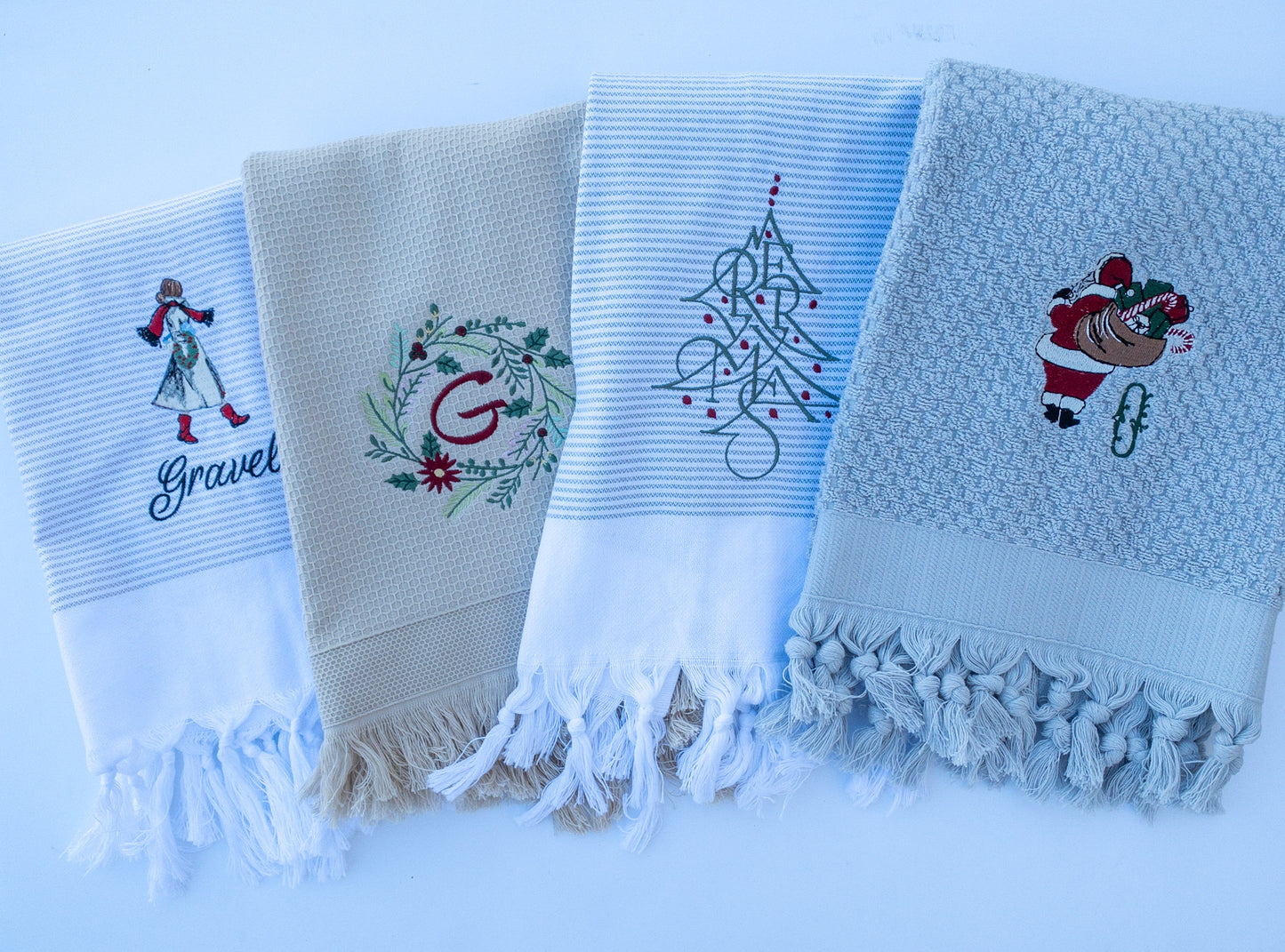 Embroidered Hand Towels