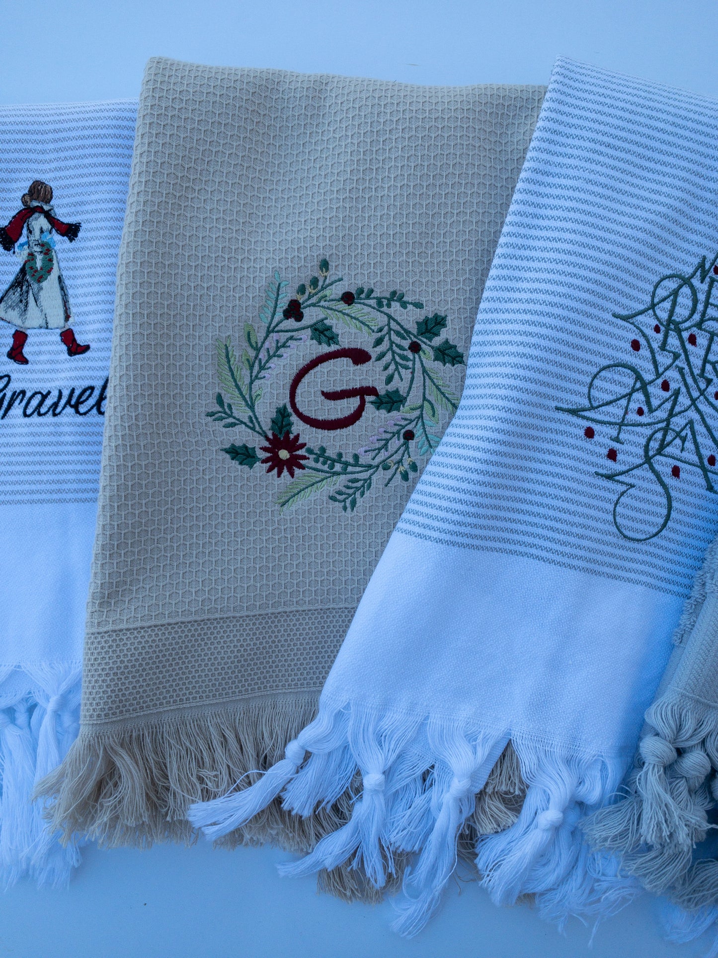 Embroidered Hand Towels