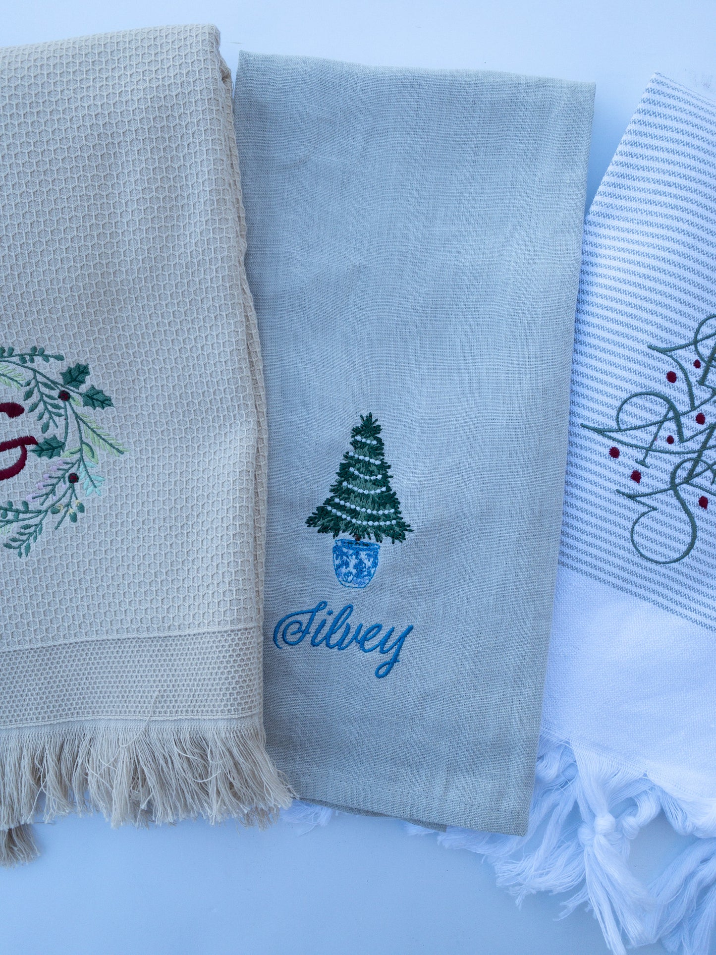 Embroidered Hand Towels