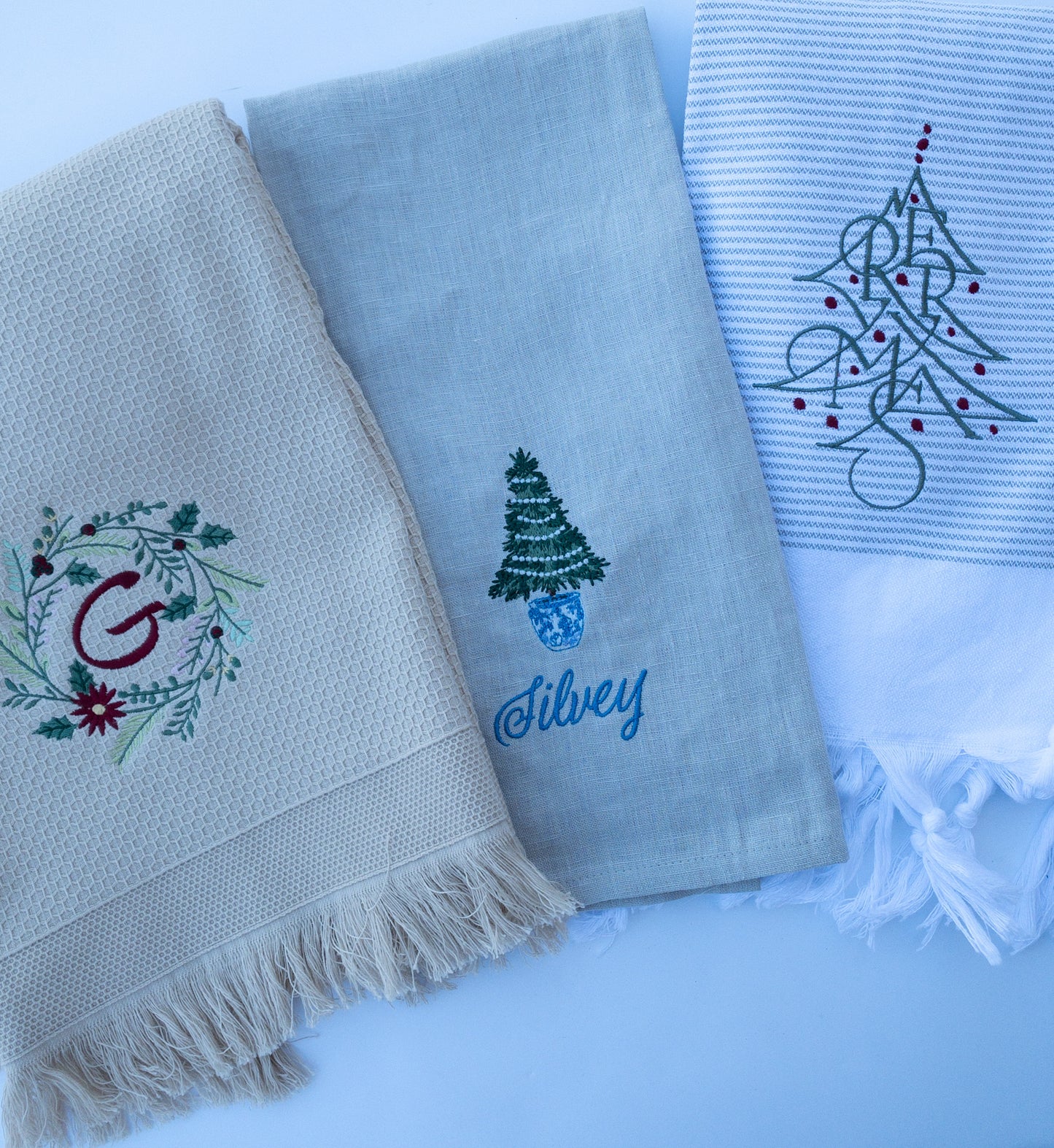 Embroidered Hand Towels