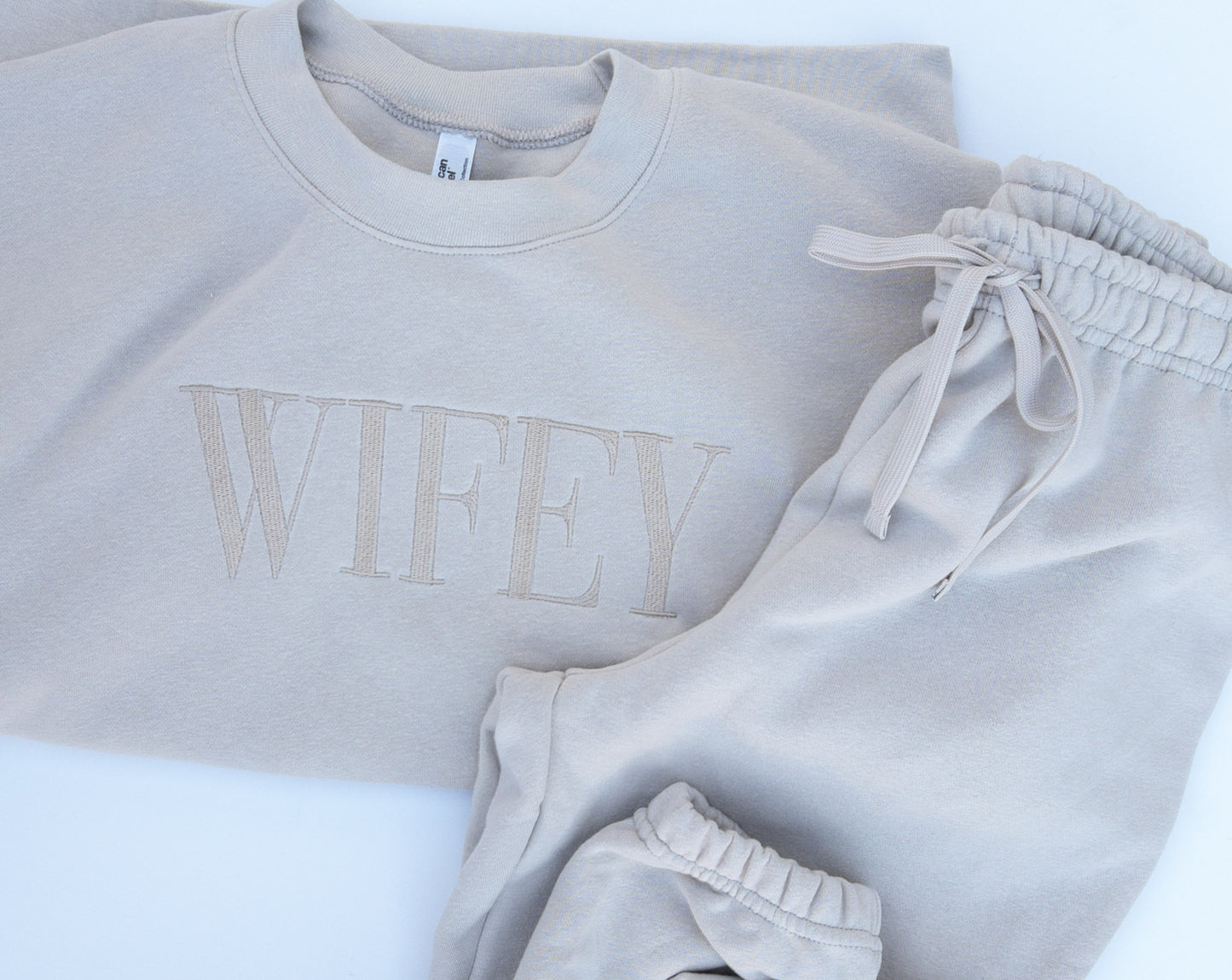 Wifey Embroidered Sweat Set
