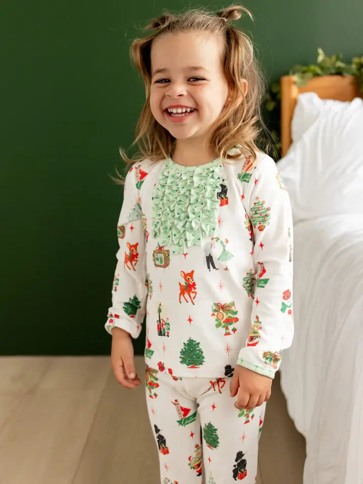 Ruffle Buttflap Pajamas