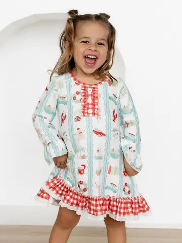 Christmas Gown with Bloomers