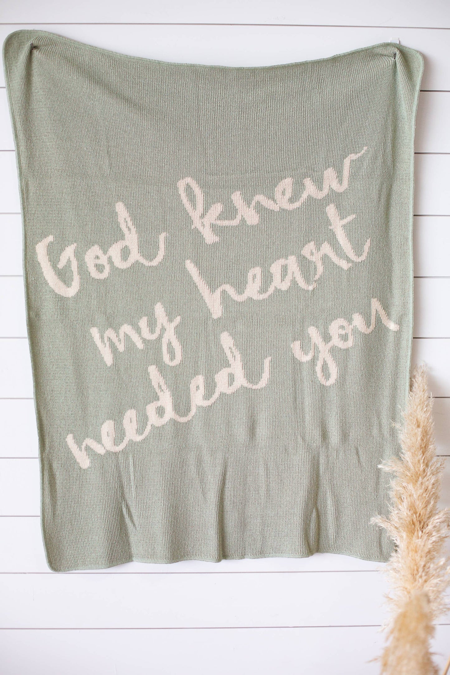Made in the USA | God Knew My Heart Needed You Throw