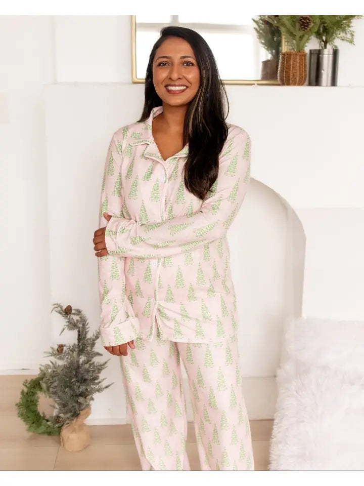 Adult Button Down Christmas Pjs (all patterns)