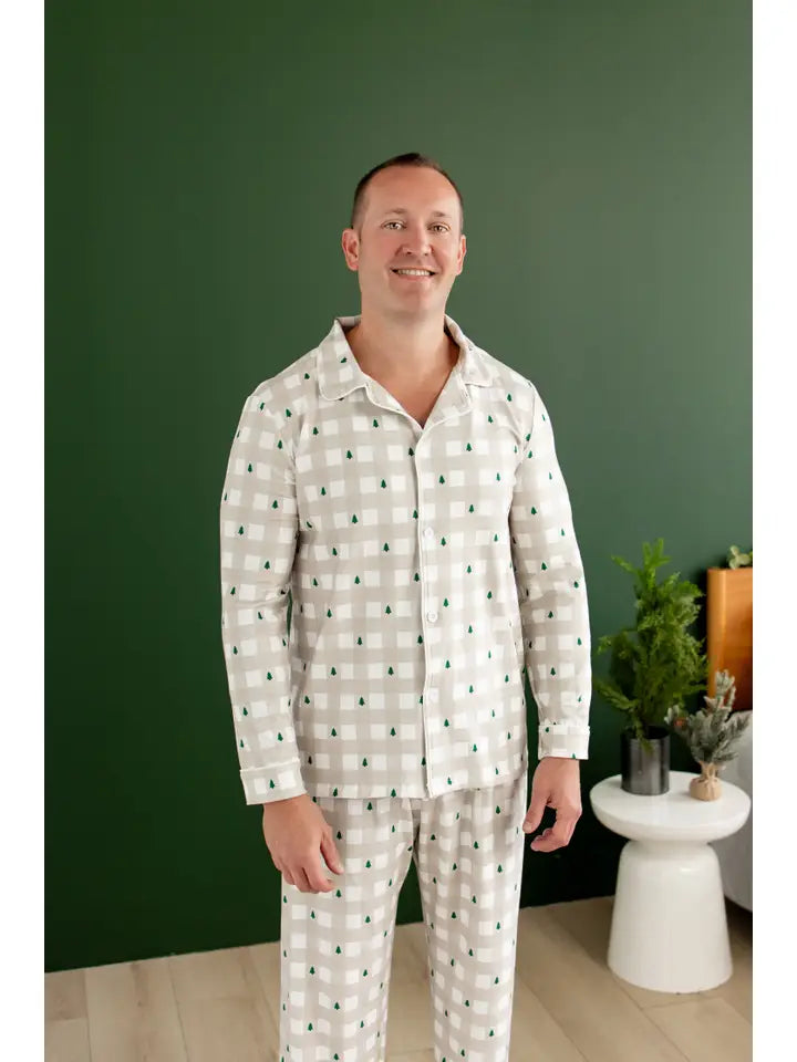 Adult Button Down Christmas Pjs (all patterns)