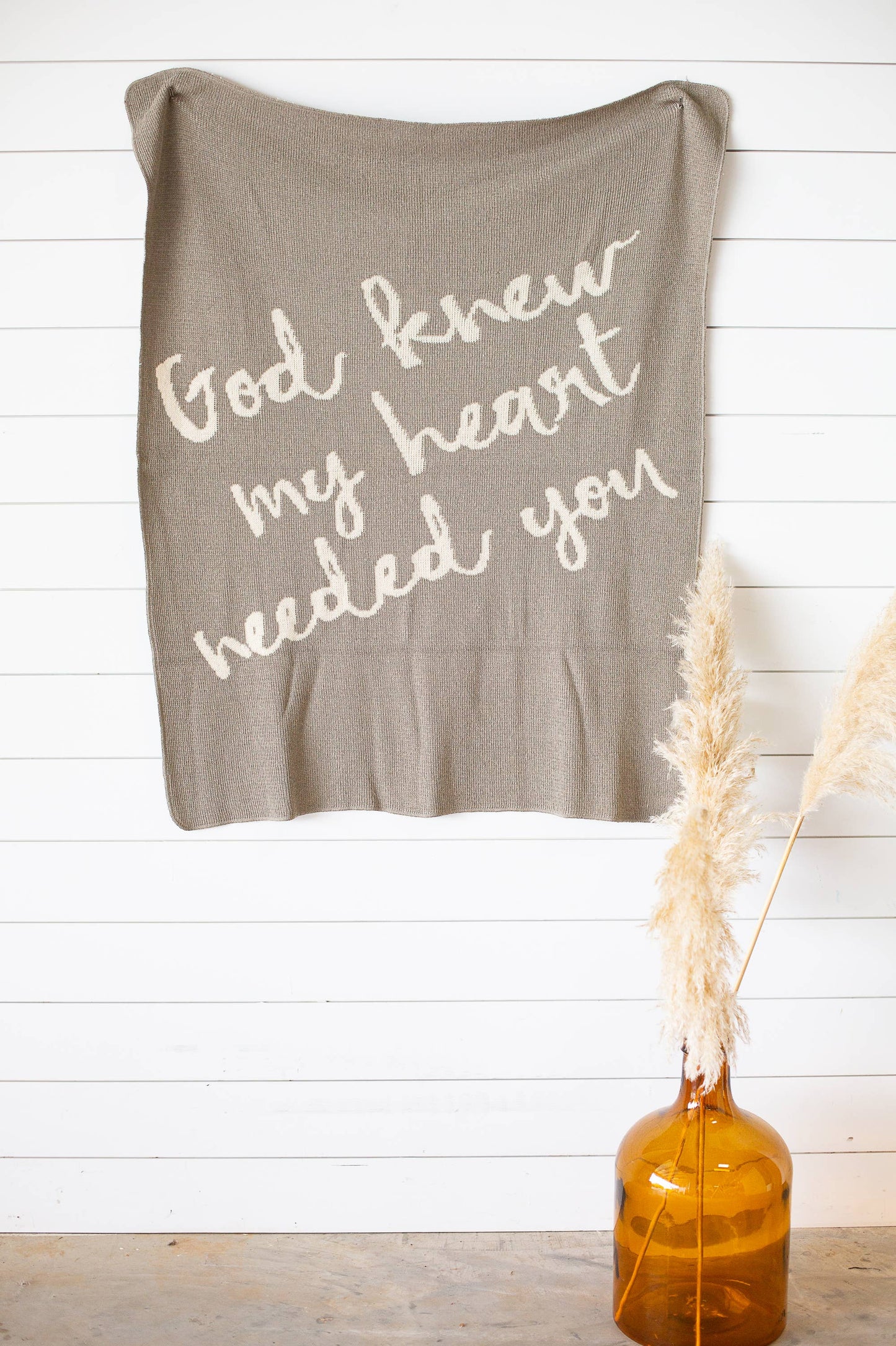 Made in the USA | God Knew My Heart Needed You Throw