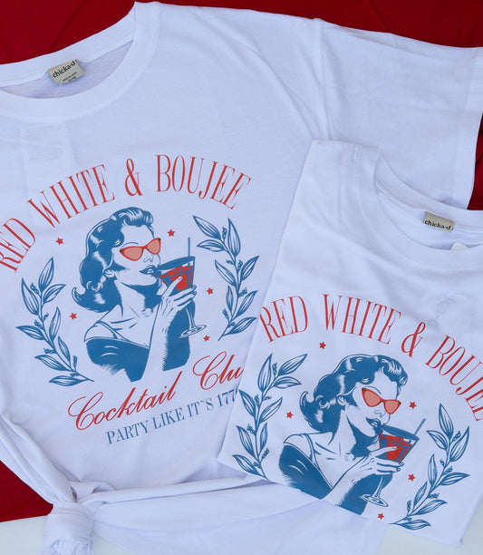 Red, White, & Boujee Band Tee