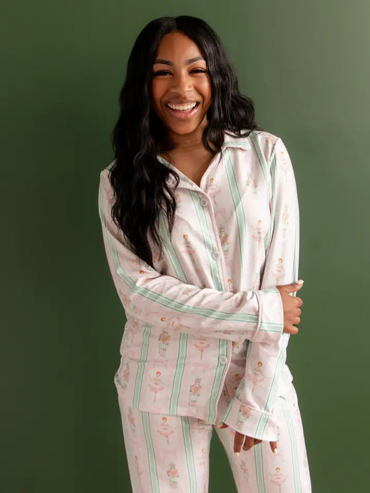 Adult Button Down Christmas Pjs (all patterns)