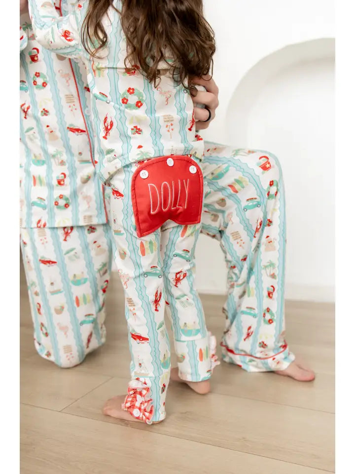 Ruffle Buttflap Pajamas