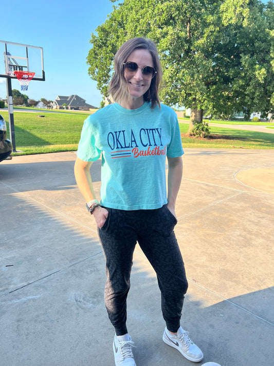 Okla City Boxy Tee (mint)