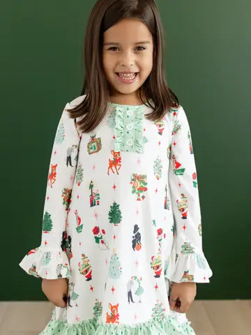 Christmas Gown with Bloomers