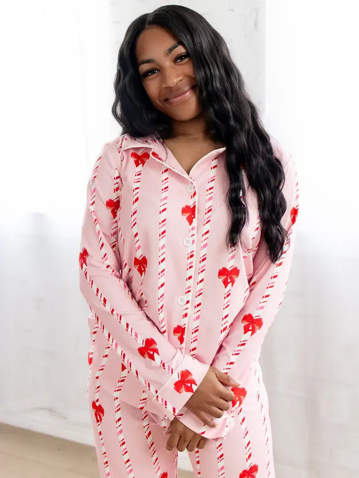 Adult Button Down Christmas Pjs (all patterns)