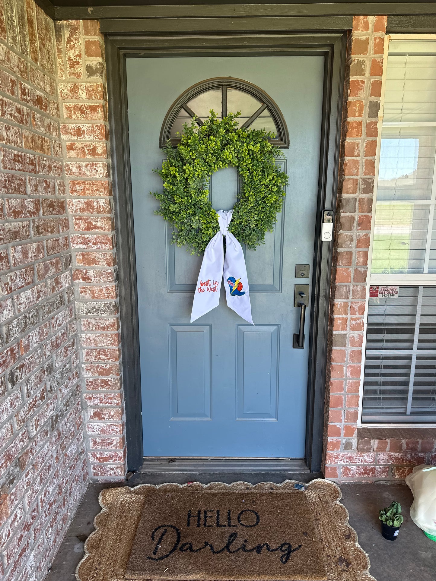 Best in the West Wreath Sash