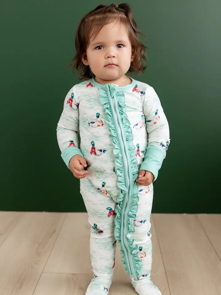 Ruffle Zippy Christmas PJs (all patterns)