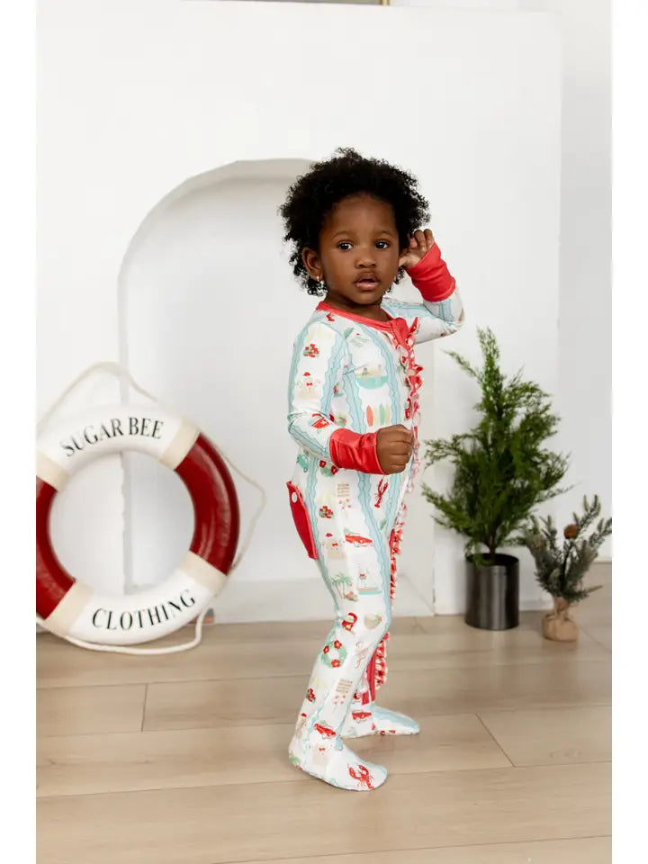 Ruffle Zippy Christmas PJs (all patterns)