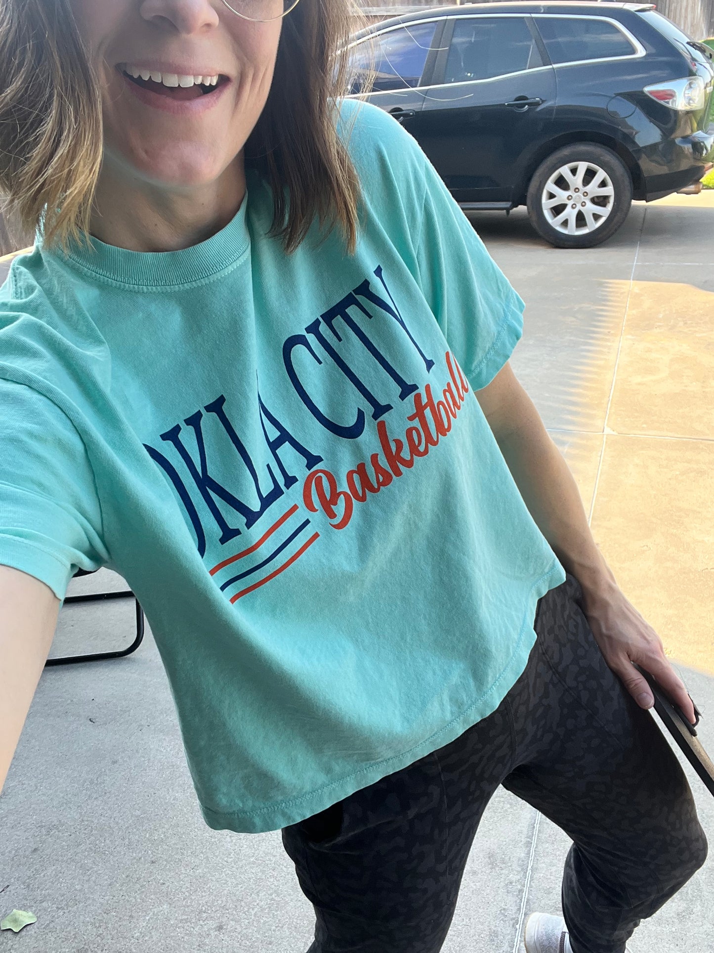 Okla City Boxy Tee (mint)