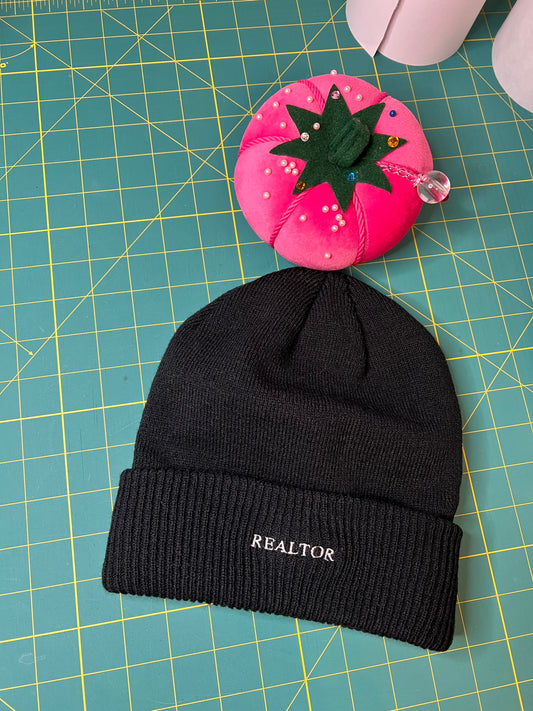 Embroidered Beanie Cap (Adult)