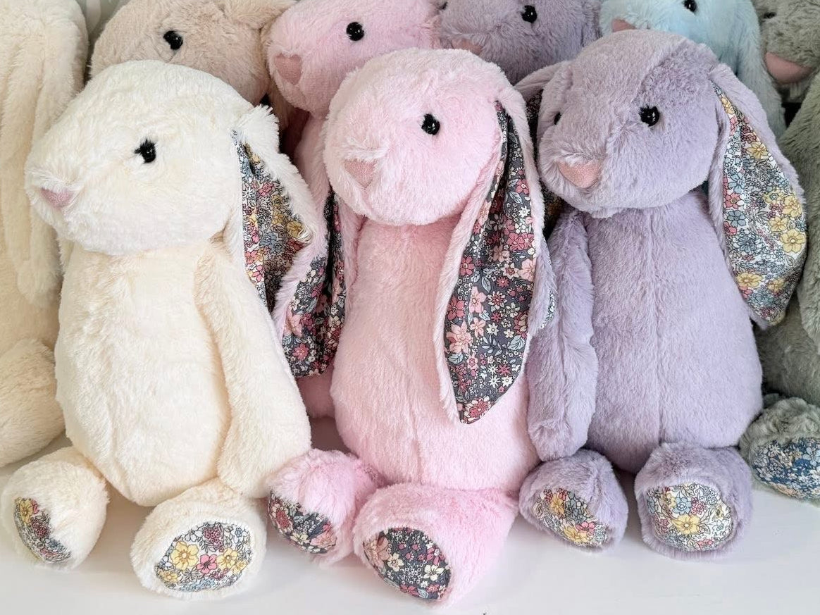 Floral Bunny Stuffies