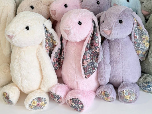 Floral Bunny Stuffies