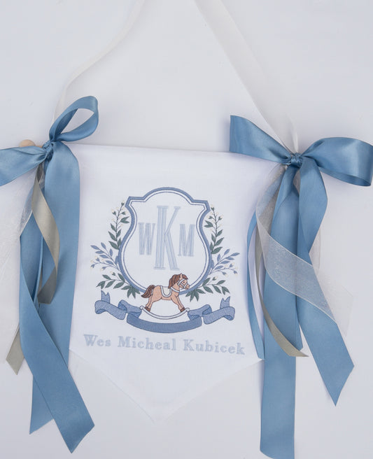 Coming Home Baby Banner with Hanger