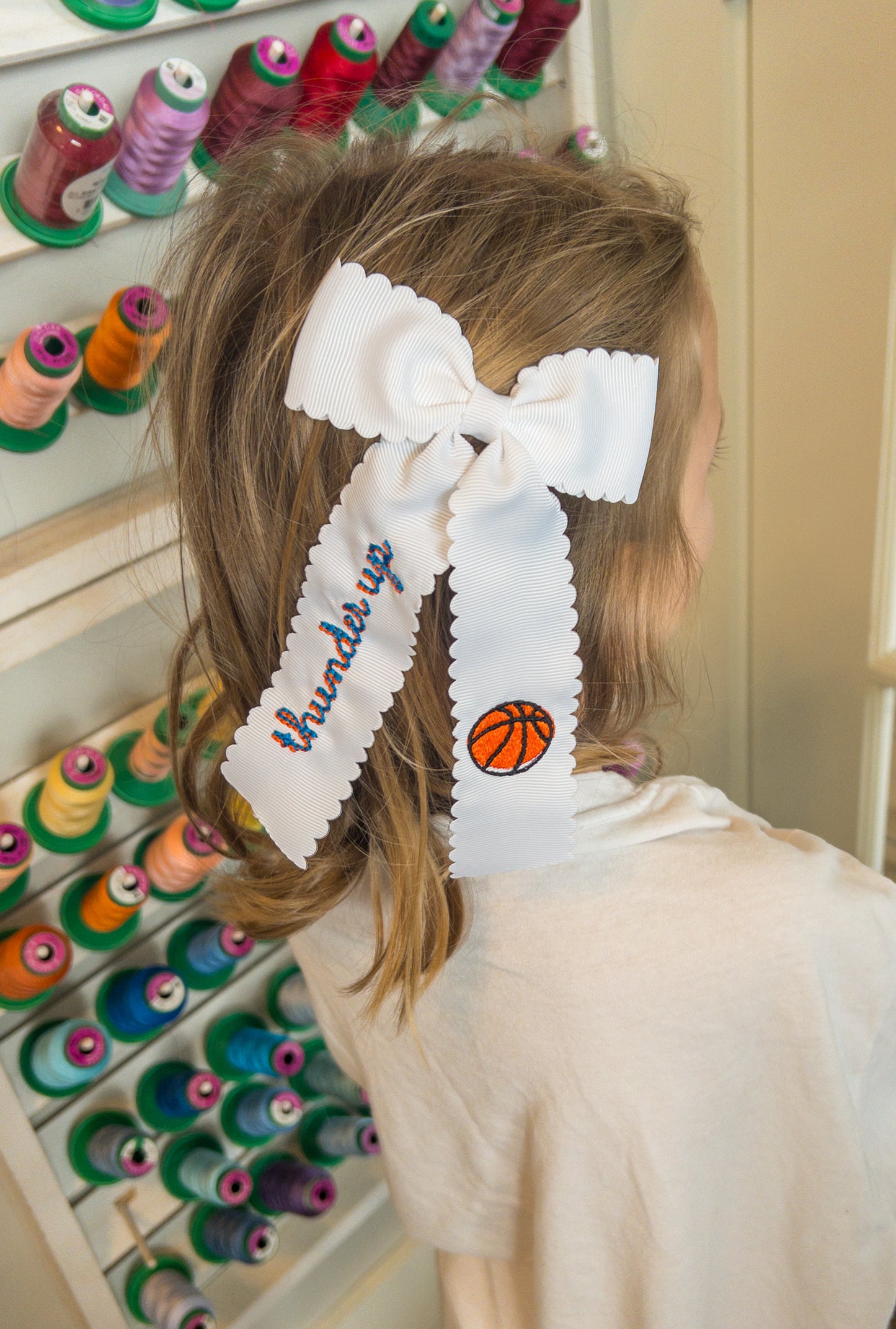 OKC Thunder Scallop Bow (2 styles)