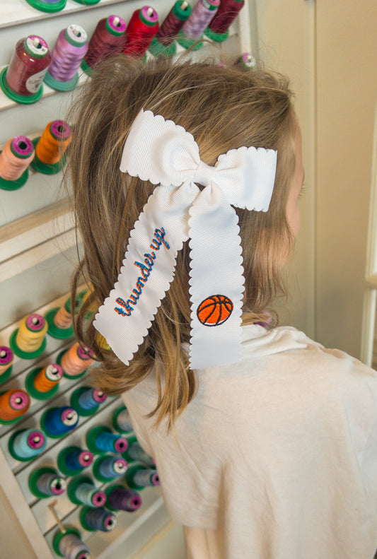 OKC Thunder Scallop Bow (2 styles)