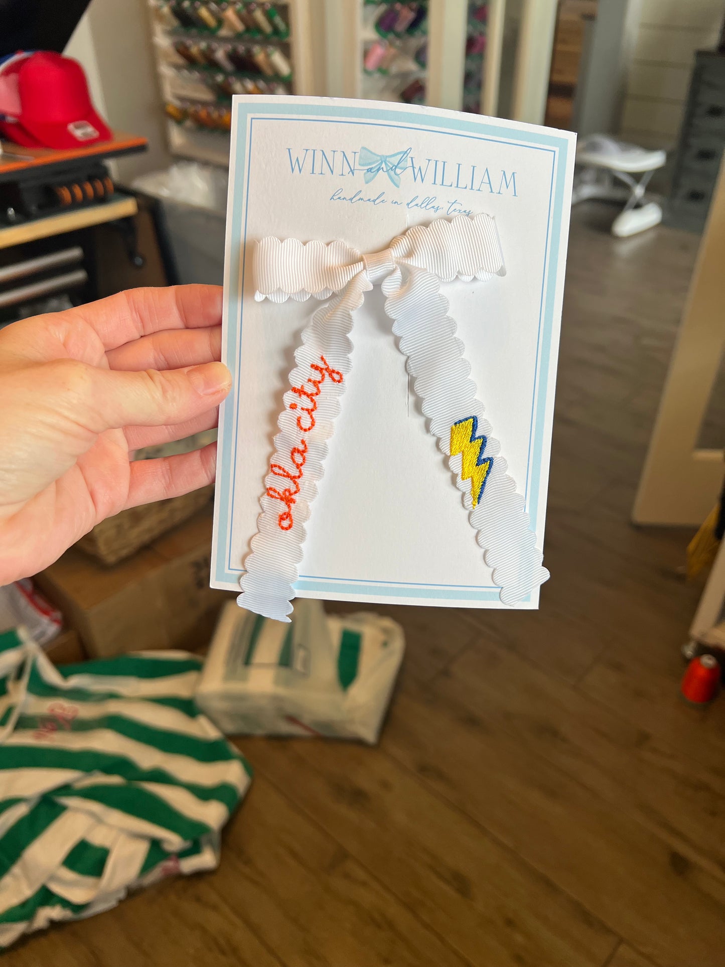 OKC Thunder Scallop Bow (2 styles)
