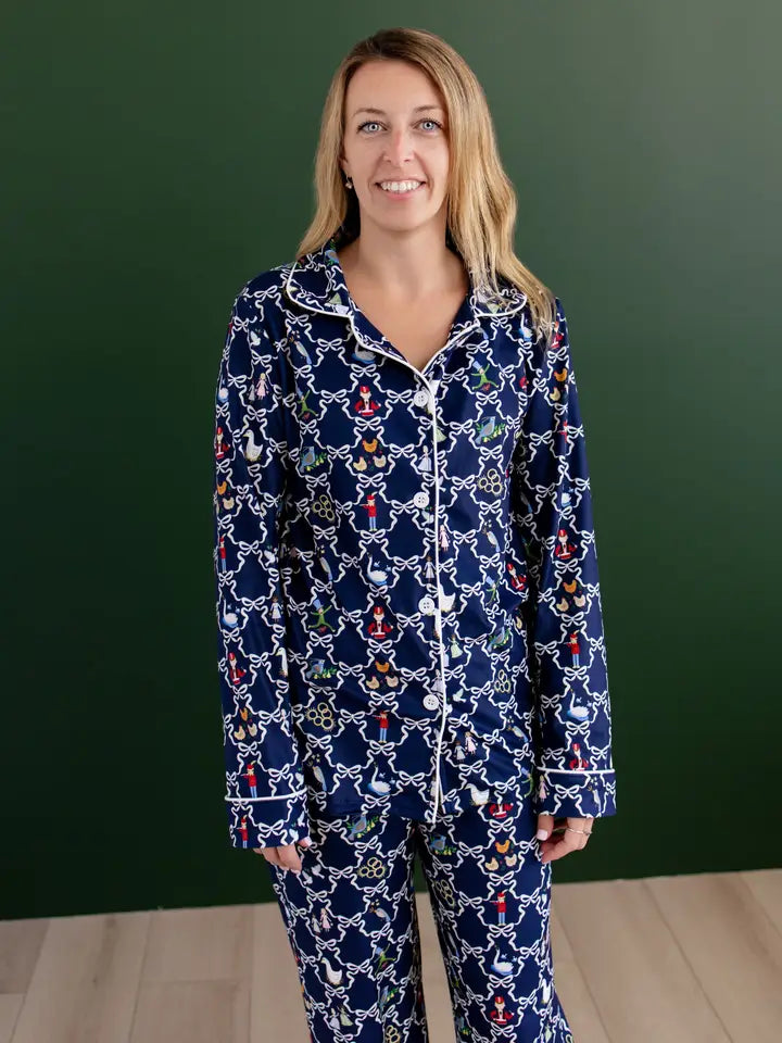 Adult Button Down Christmas Pjs (all patterns)