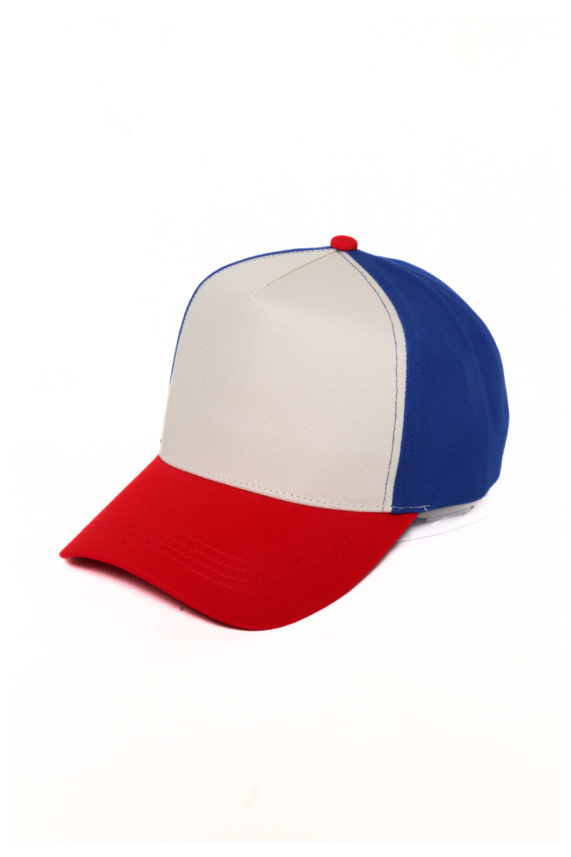 Red White Blue Classic 5-Panel Baseball Cap