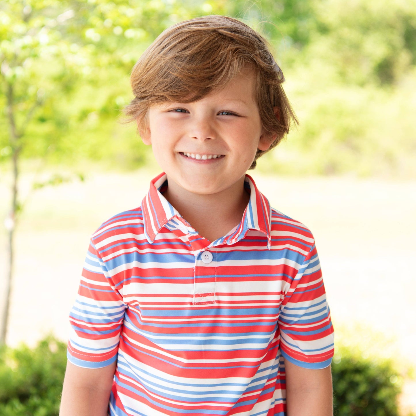 Boys Polo - Cape Cod Stripe