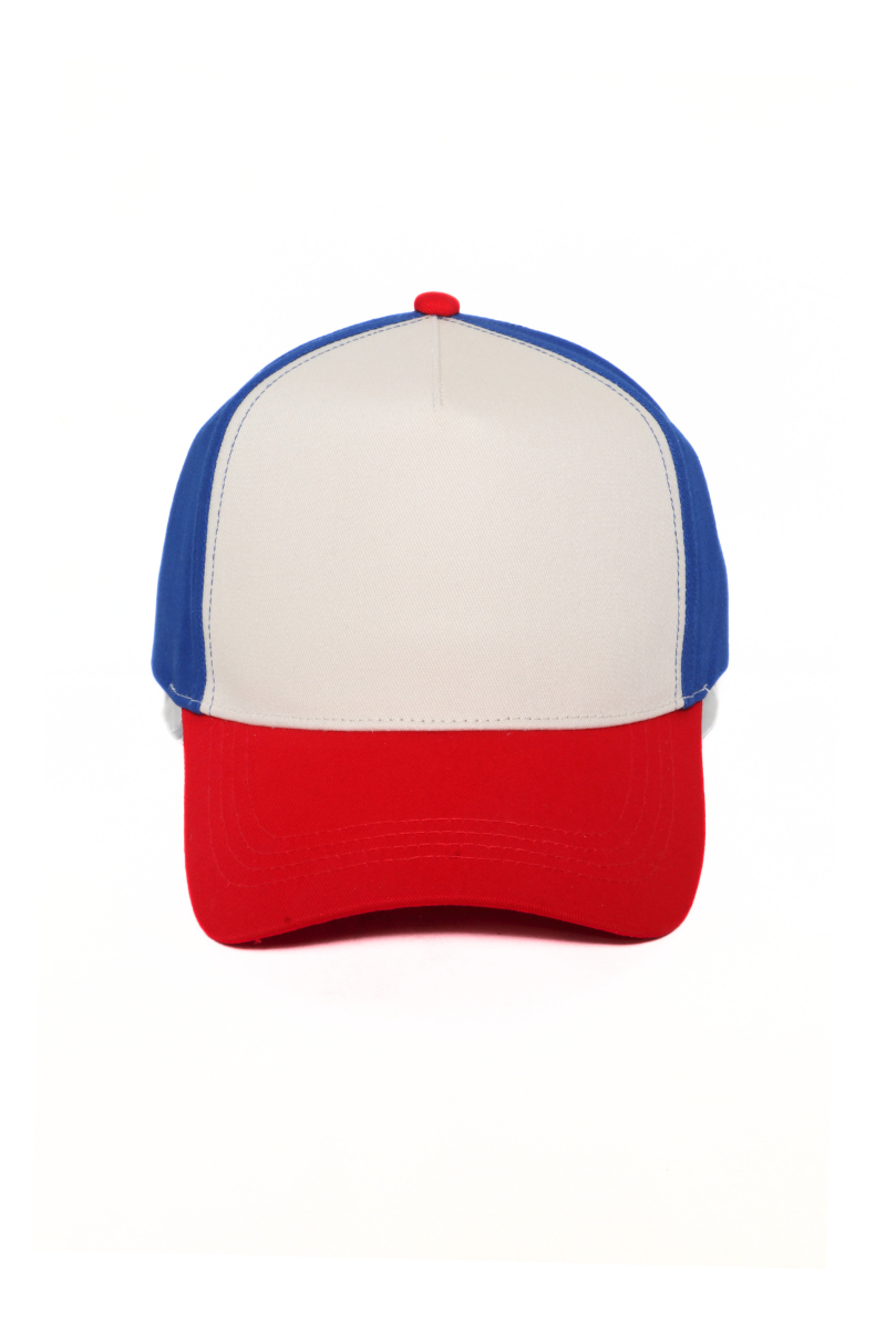 Red White Blue Classic 5-Panel Baseball Cap