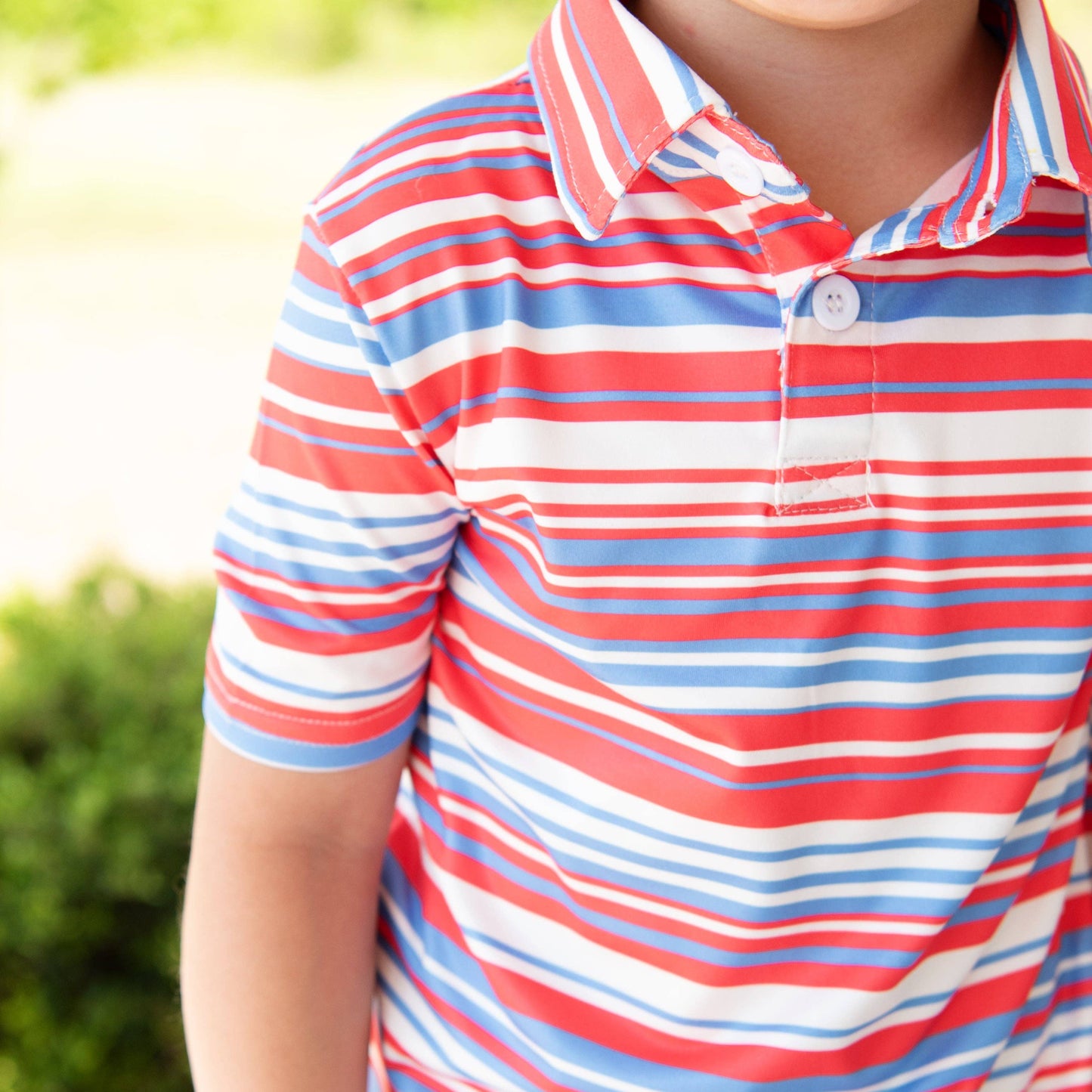 Boys Polo - Cape Cod Stripe