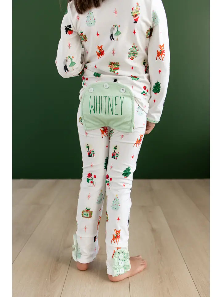 Ruffle Buttflap Pajamas