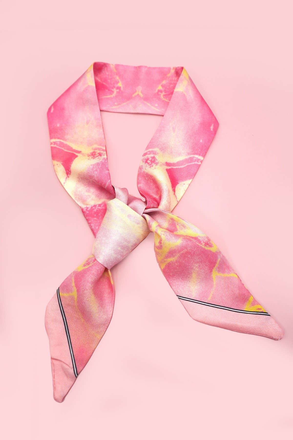 SOFT SILKY SKINNY TWILLY SCARF NECKLACE WRAP | 40SC666