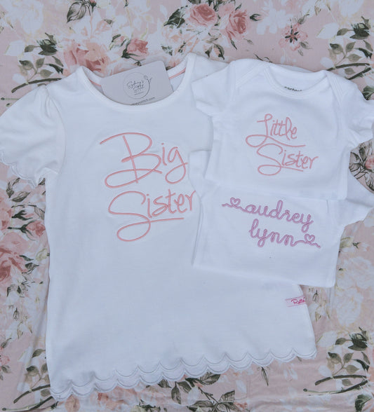 Set of 2 Monogrammed Onesies